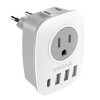 European Travel Plug Adapter, VINTAR International Power Plug Adapter with