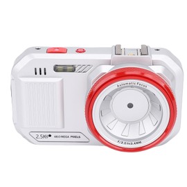 48MP Digital Camera, WiFi Vlogging Camera with 16x Digital Zoom, Autofocus Travel Compact Camera with 2.8 Inch Color Screen, for Students Teens Boys Girls (Silver)