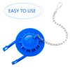 Stainless Flapper Replacement Adjustable-Flappers, Toilet Handle Chain Replacement Fits Most