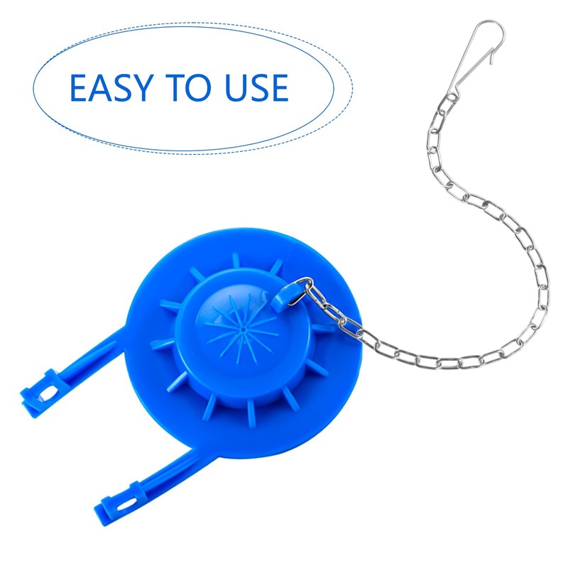 Stainless Flapper Replacement Adjustable-Flappers, Toilet Handle Chain Replacement Fits Most