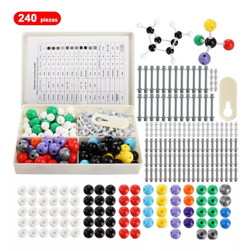 Zuotai Kit De Modelo Químico De Estructura Molecular Atómica