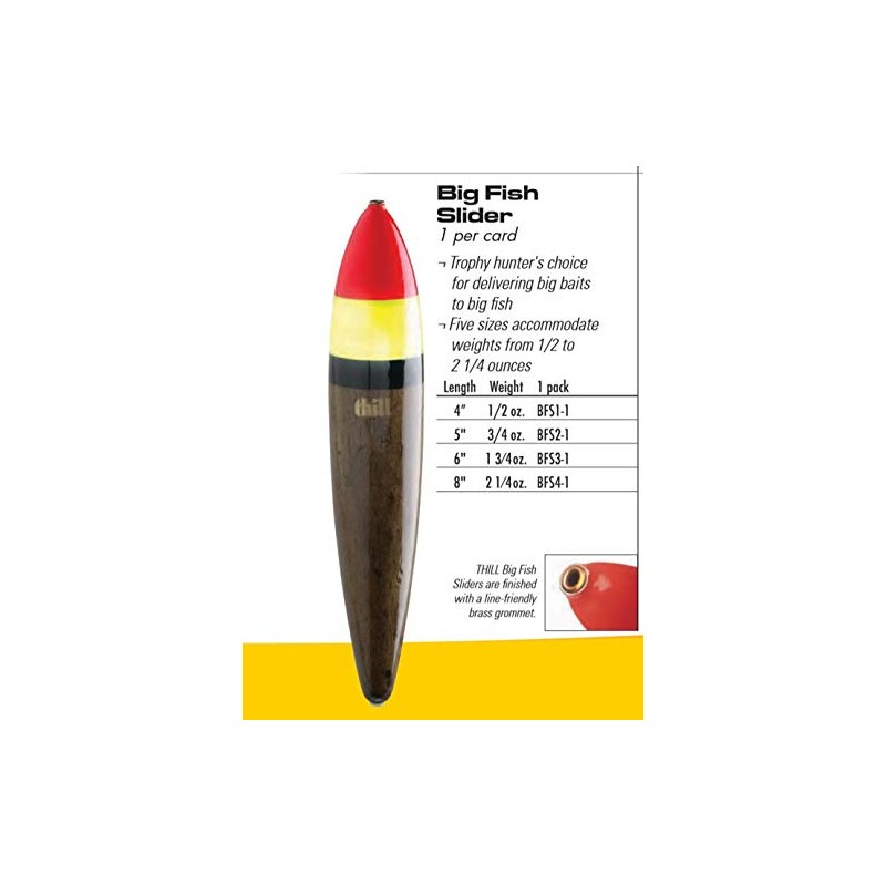 Thill Big Fish Slider Float - 5 in, Orange