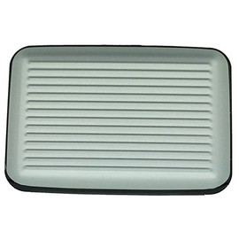 Aluminum Credit Card Holder Wallet Pocket Aluminium Case Box Credit Card Protection Waterproof Case (Silver)