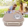 1450ml Lunch Box, Stainless Steel Compartment Insulated Lunch Box, Double