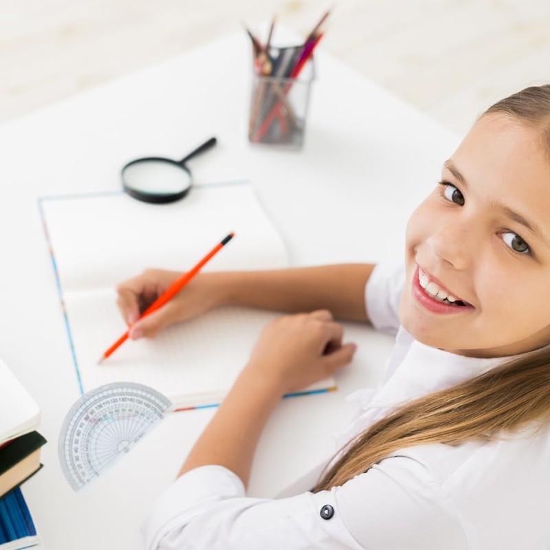 Saiyqsff20 Pcs Plastic Protractor Thickened Degrees Clear Protractor 180 Degrees