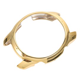 TEHAUX Smartwatch Cover TPU Electroplated Protective Shell for Pro Elegant Design with Accurate Cutouts Easy Installation Stylish Watch Accessories Gold