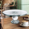 Uten Uten Crystal Glass Cake Stand, 11' Cake Display Stand,