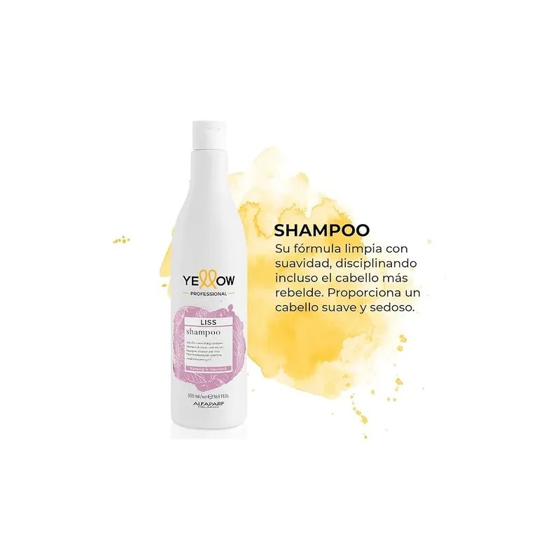Kit Liss Yellow Shampoo + Acondicionador + Mascarilla