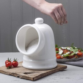 WM Bartleet & Sons 1750 T56 Traditional Porcelain Large Salt Pig – White