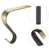Poualss Christmas Stocking Holders Metal Stocking Hangers Non-Slip Christmas Stocking
