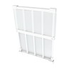 Tension Rod Shelf 14.2 Inch Width Nail Free Expandable Storage
