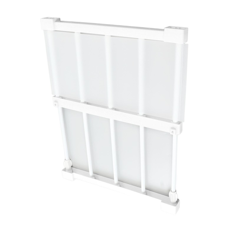 Tension Rod Shelf 14.2 Inch Width Nail Free Expandable Storage
