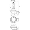 HELLA H11 YL Twin Blister Xtreme Yellow Bulb (12V 55W),