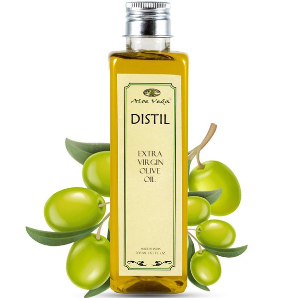 Aloe Veda Distil Extra Virgin Olive Massage Oil 200Ml