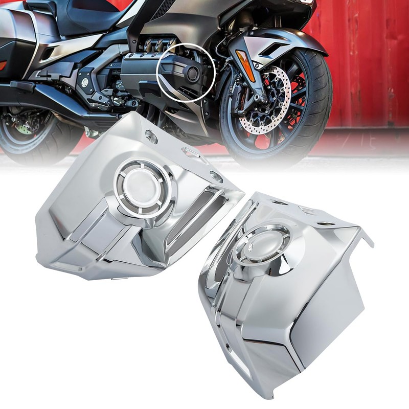 TCT-MOTORPARTS Chrome Left right Lower Cowl Cover Fits for Honda