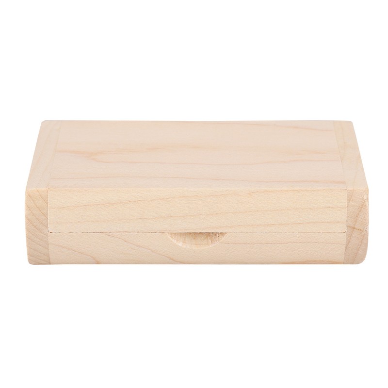 Oval Maple Wooden Shell USB 3.0 Flash Memory Drive Storage
