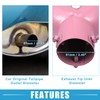 X AUTOHAUX Car Exhaust Tip Heart Shaped Tail Pipe 2.48Inch