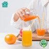 Pospetia Wheat Stem Disposable Natural Straws, Natural Real Color Scandinavian