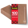 Scotch Curbside Recyclable Padded Mailers, 100 Pack, 5.9 x 9.2