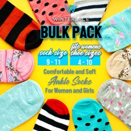 48 Pairs Womens Low Cut Ankle Socks, Comfortable Lightweight Breathable Athletic Bulk Pack Wholesale