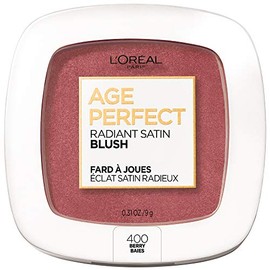 L'Oreal Paris Age Perfect Radiant Satin Blush with Camellia Oil, Berry