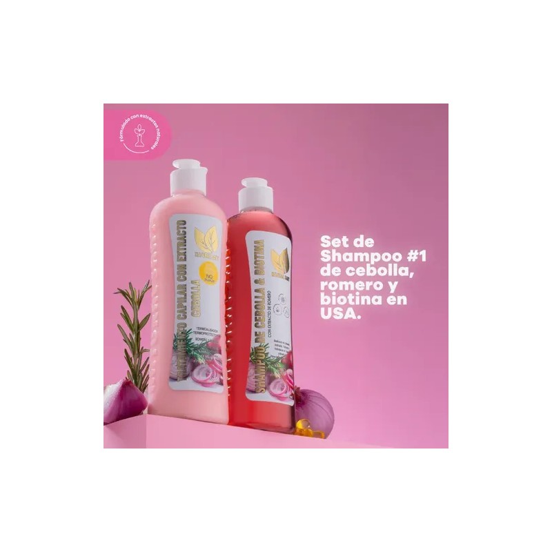 Shampoo Y Tratamiento Natural Sant Cebolla Romero Biotina