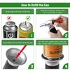 Culinary Blow Torch, Tintec Chef Cooking Torch Lighter, Butane Refillable,