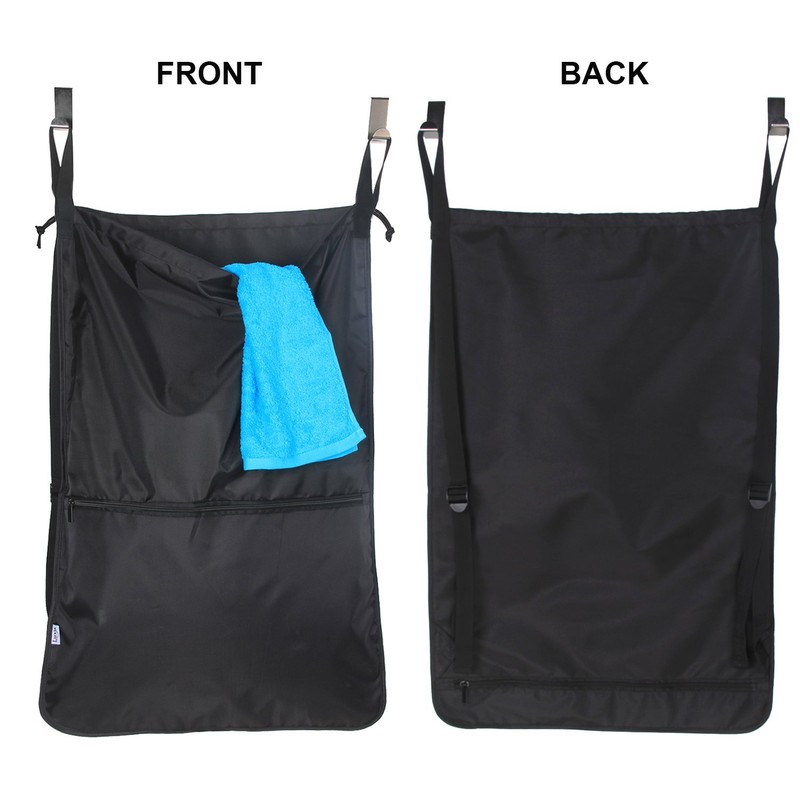Luxja Travel Laundry Bags, Camping Laundry Backpack with EXTRA Stainless