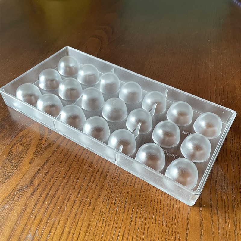 Goldbaking Bell Shape Chocolate Bonbon Mold Polycarbonate Truffle Mould Homemade