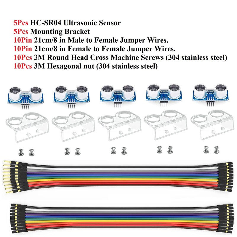 WWZMDiB Ultrasonic Sensor Module for Arduino UNO R3 Raspberry Pi