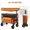 TIMBER RIDGE 300L Extra Large Collapsible Folding Wagon Carts with