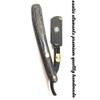 Quality Special Edition Black Wooden Foiling Edge Razor With Gold