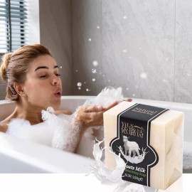 Jabón En Barra De Leche De Cabra Para Rostro Y Cuerpo, Elimi