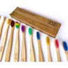 Cepillo De Dientes Bambu Biodegradable Ecologico Adulto 50pz Color Surtido