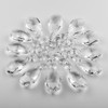 Supla Pack of 24 Teardrop Chandelier prisms Candle Chandelier Crystal