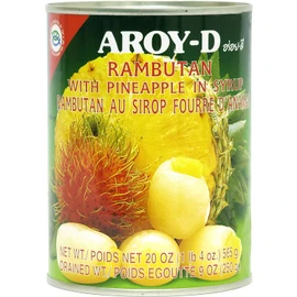 Fruits in Syrup (Rambutan with Pineapple) - 20oz (Pack of 6)