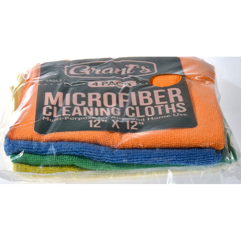 Paños de limpieza de microfibra paños de 12 x 12 – Paquete con