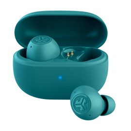 JLab Go Pop ANC True Wireless Earbuds & Charging Case, Teal, Active Noise Cancelling, 10mm Drivers, Dual Connect, Customize Your Sound with App, Be Aware Mode, Compact Fit, Google Fast Pair