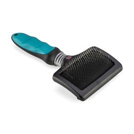 Mikki Dog, Cat, Puppy, Kitten Grooming Soft Pin Slicker Brush -For Knot, Tangles -Med-Lrg Pet-Large