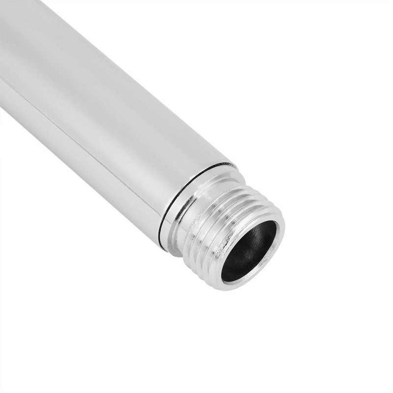 Shower Extension Tube, Round Stainless Steel Bathroom Pipe 4inch Tube