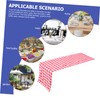 MERRYHAPY Christmas Tablecloth Double and Festive Table Decor for Holiday
