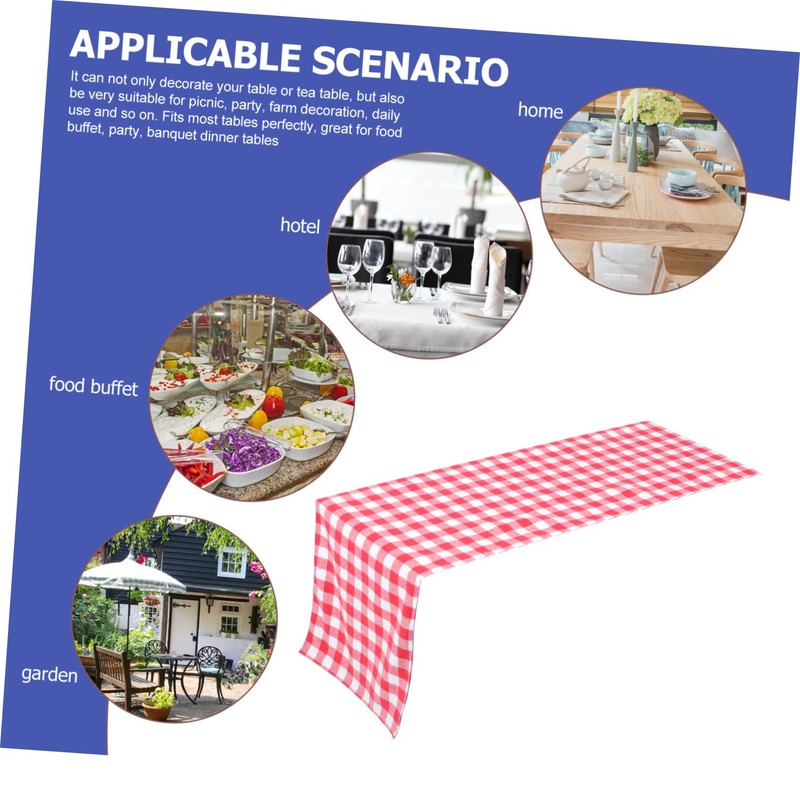 MERRYHAPY Christmas Tablecloth Double and Festive Table Decor for Holiday