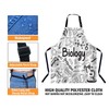 BGBDEIA Biology Science Theory Apron for Women Men, Adjustable Apron