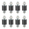 PATIKIL M8 25x20mm Rubber Isolator Mounts, 8 Pcs Rubber Studs