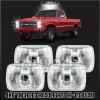 QULOOX 4pcs Fit Pontiac Firebird Trans AM 1977-1981 4x6" LED