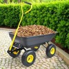 cozypony Garden Cart Yard Wagon Dump Cart with 10" Pneumatic