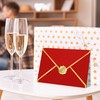 50 Pieces A7 Colorful 5x7 Envelopes V Flap Invitation Envelopes,Letter