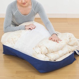 Astro 131-28 Duvet Storage Bag, For Single, Navy, Non-woven Fabric, Compact, Gently Compressed