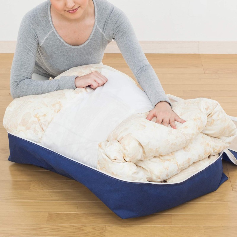 Astro 131-28 Duvet Storage Bag, For Single, Navy, Non-woven Fabric,