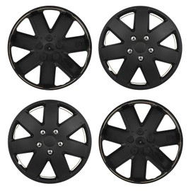 ROADFAR Hubcap Wheel Cover Replacement R16 Hub Caps Universal Wheel Rim Cover ABS Material Exterior Accessories for Car Truck SUV -Set of 4